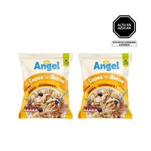 Pack (2 Cereal Angel Copos con Avena X 120 Gr)