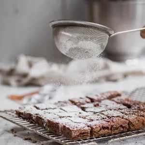 Mini Brownies o Blondies Empolvados