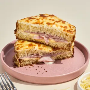 Brioche ham & cheese
