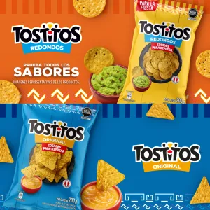 Nachos Tostitos Redondos Sal x 200 g