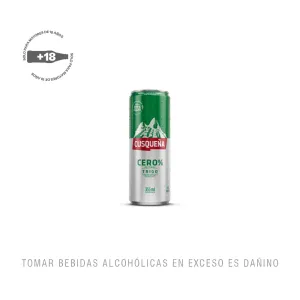 Und Cerveza Cusqueña Cero Sin Alcohol Trigo Lata x 355 ml