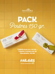 1# Pack Postres 150g