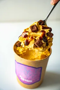 Helado de lúcuma