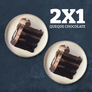 2X1 PORCIÓN QUEQUE DE CHOCOLATE