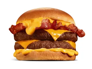 Hamburguesa La Super Cheddar Bacon Doble