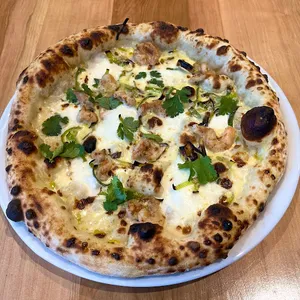 Pizza Gamberi Stracciatella