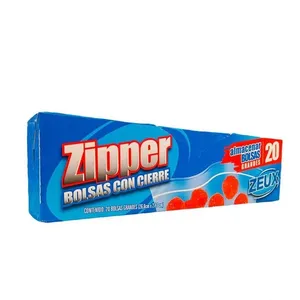 Bolsas con cierre zeux zipper grandes x 20 unidades