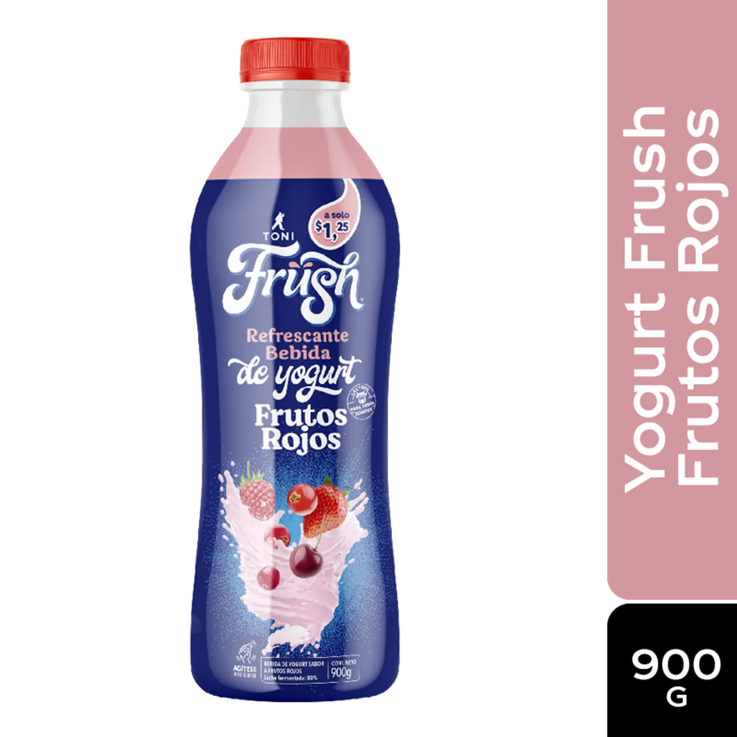 Yogurt Frush Frutos Rojos 900 ML. - En Tu Hogar by Coca-Cola | Compra ...