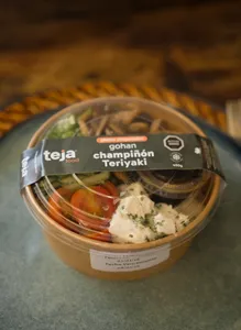 Gohan Champiñon teriyaki