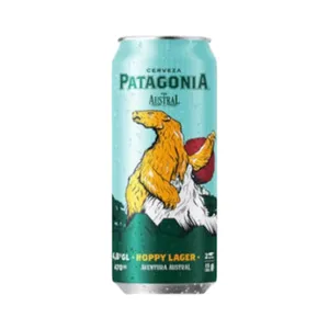 Cerveza Austral Patag0nia Hoppy Lager Lata 470 Ml.