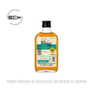 Ron Añejo Dos Maderos x 250ml