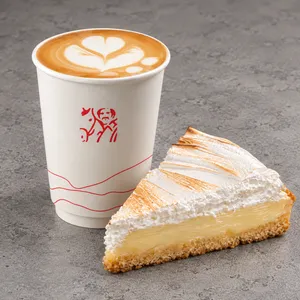 Café + pie de limón