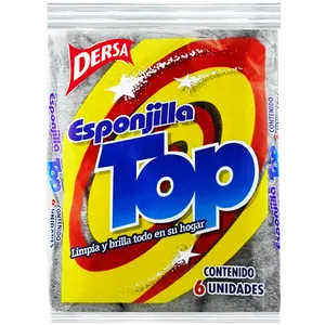 Esponjilla top limpia y brilla x 6 unds