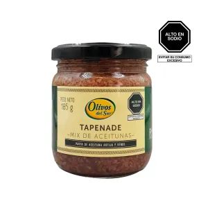 Tapenade Mix De Aceitunas Olivos Del Sur Frasco X 185 Gr
