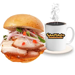 Pan con Chicharrón + café