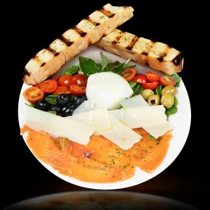 Grande piatto salmone affumicato