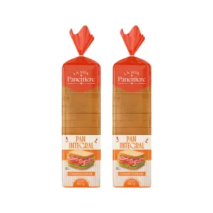 Pack 2 Pan Integral La Vita Panettiere 420 Gr
