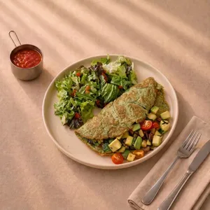 Green omelet Green omelet