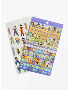 BLOCK DE STICKERS DRAGON BALL Z