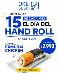 Handroll a $2990
