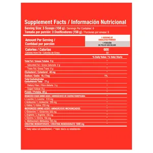 SUPLEMENTO BARBARUS HEALTHY SPORTS X 910 GRS