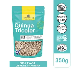 Semilla quinua karavansay 350 G tricolor doypack