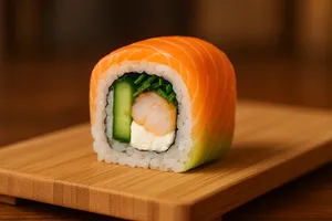 Roll Yasai en Salmon