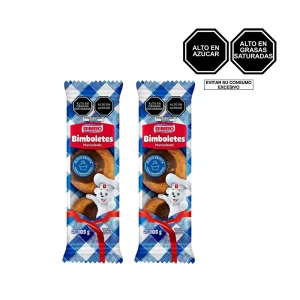 Pack (2 Keke Bimbo Bimbolete Marmoleado x 105 g)