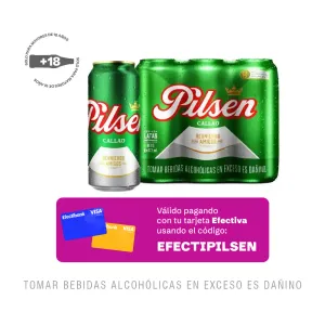 Cerveza Pilsen Callao Six Pack Lata 473 ml