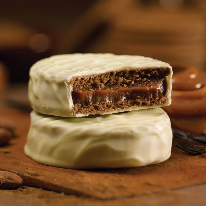 Alfajor Cachafaz Dulce de Leche con Chocolate Blanco