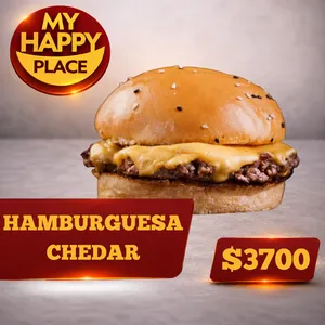 Hamburguesa  Queso Cheddar