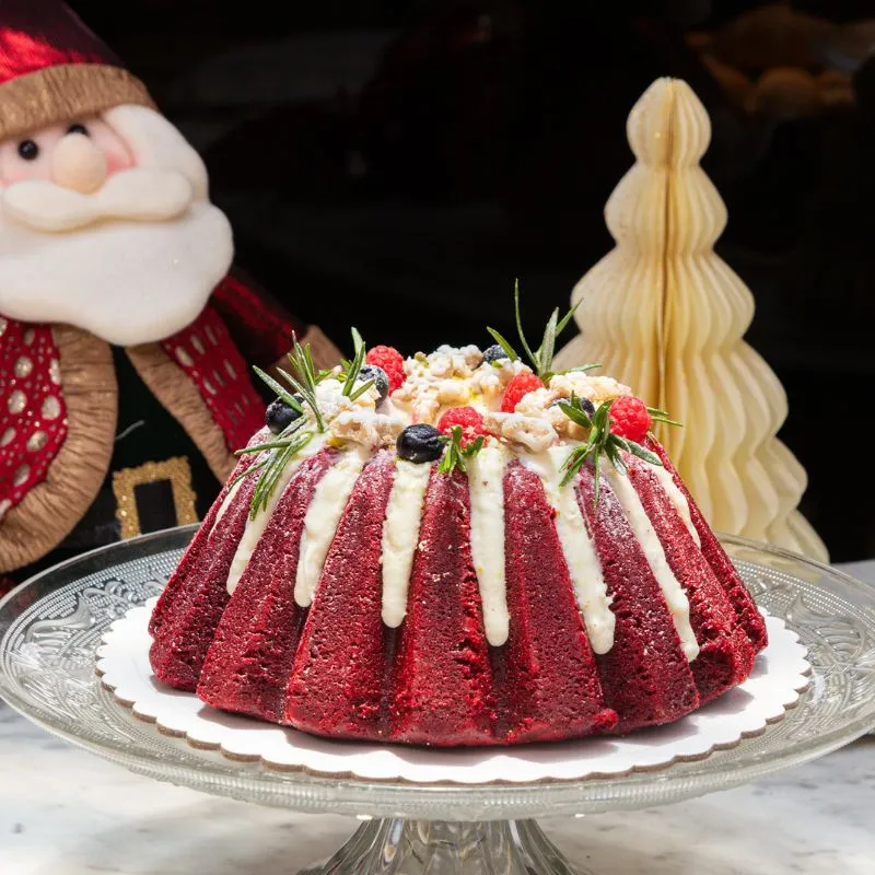 Keke Red Velvet Navideño (en caja de regalo)