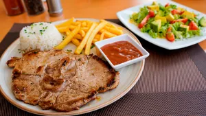 Chuleta de cerdo bbq