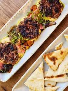 Kebab + Hummus