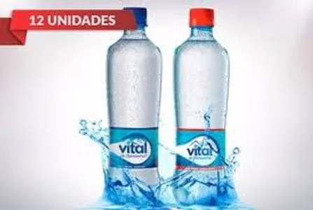 Agua mineral s/ gas 600 ml, 12 un