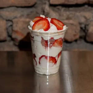 Fresas con crema