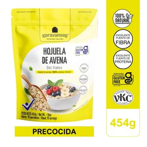 Hojuelas de avena karavansay x 454 grs doypack