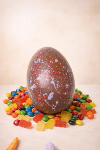 Huevo Colores gomitas y M&M