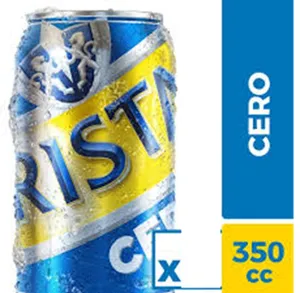 Cerveza Cristal Cero 350 cc