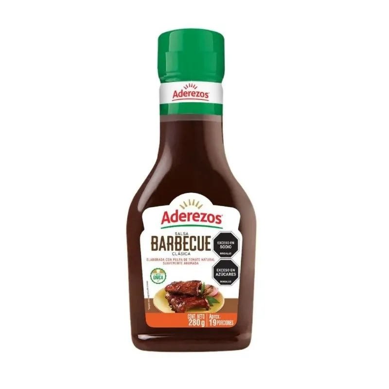 SALSA ADEREZOS BARBECUE CLASICA X 280 GRS