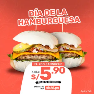 Cangreburger a sólo S/.5.90
