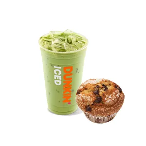 Iced Matcha Latte M + Muffin