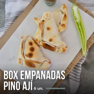 Box Empanadas Pino Ají (6u) $17.790