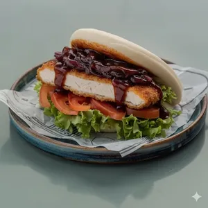 Bao chicken BBQ