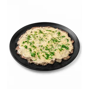 Carpaccio de roast beef con salsa de la casa