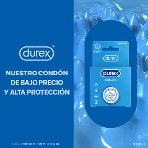 Preservativo Durex Clasico X 3 Und