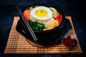 Dolso bibimbap con tofu