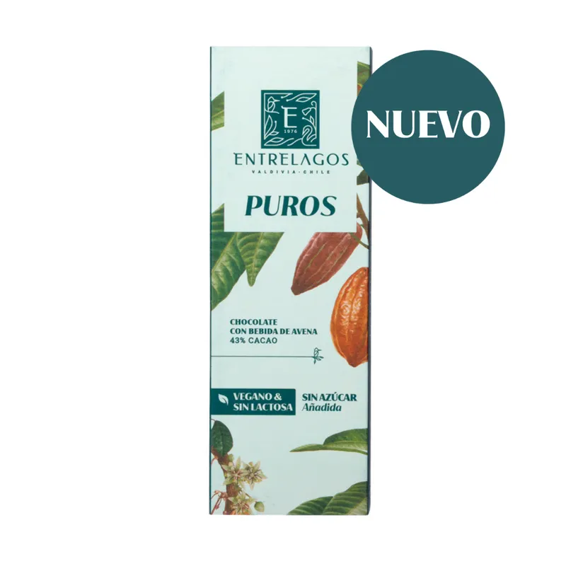 528 - Puros Chocolate Avena 40% Sin Azúcar 83 gr. 528 - Puros Chocolate Avena 40% Sin Azúcar 83 gr.