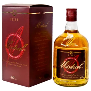 Pisco Mistral Reservado Añejado En Roble 750cc