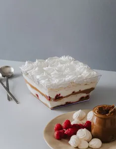 Postre Merengue Frambuesa Manjar